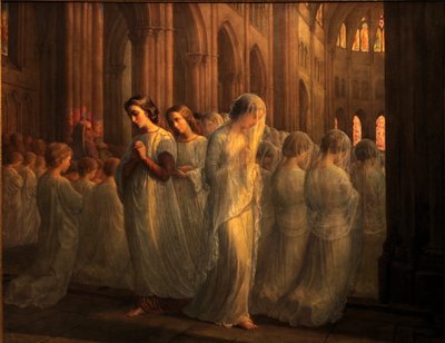 Poem of the Soul - First Communion by Louis Janmot